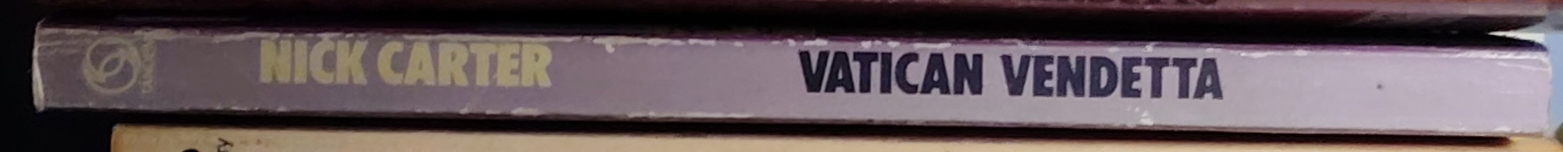 Nick Carter  VATICAN VENDETTA spine of book image