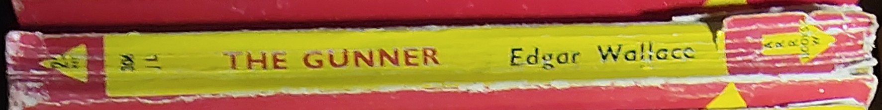Edgar Wallace  THE GUNNER spine of book image