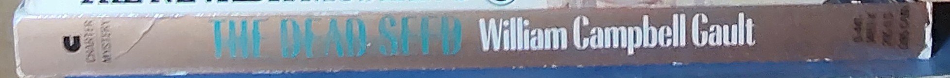 William Campbell Gault  THE DEAD SEED spine of book image