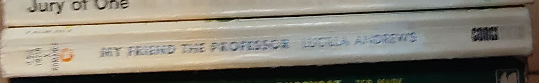 Lucilla Andrews  MY FRIEND THE PROFESSOR spine of book image