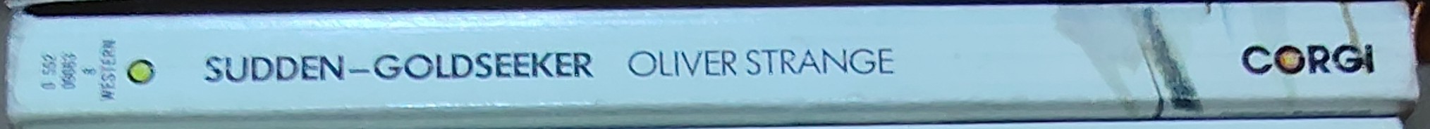 Oliver Strange  SUDDEN - GOLDSEEKER spine of book image