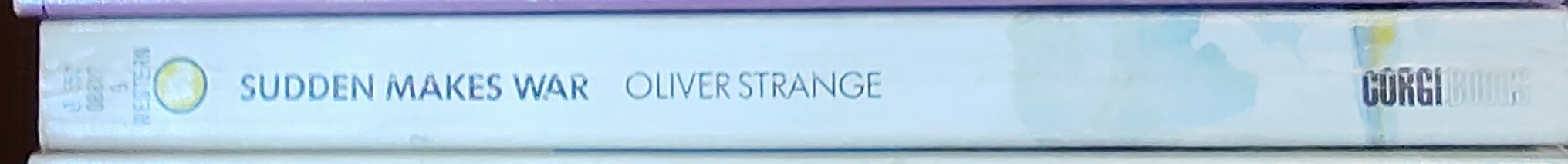 Oliver Strange  SUDDEN MAKES WAR spine of book image