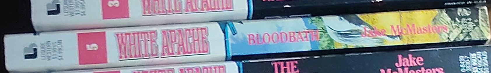 Jake McMasters  WHITE APACHE 5: BLOODBATH spine of book image