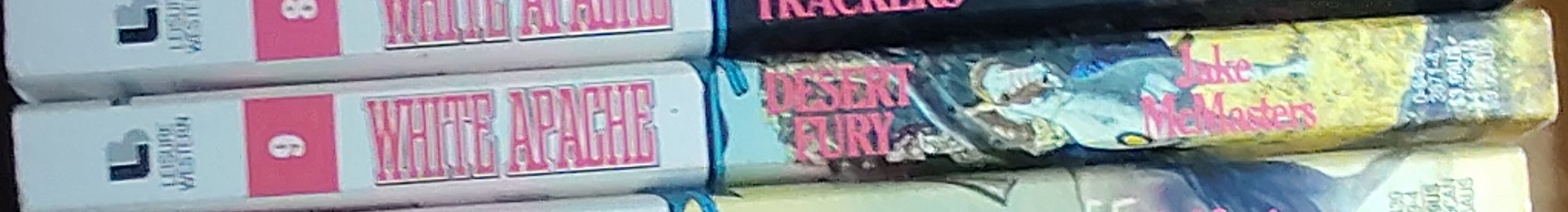 Jake McMasters  WHITE APACHE 9: DESERT FURY spine of book image