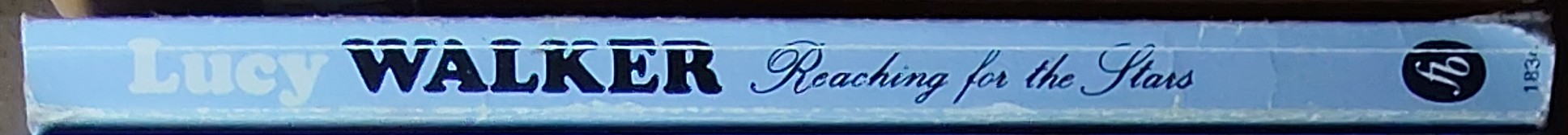 Lucy Walker  REACHING FOR THE STARS spine of book image