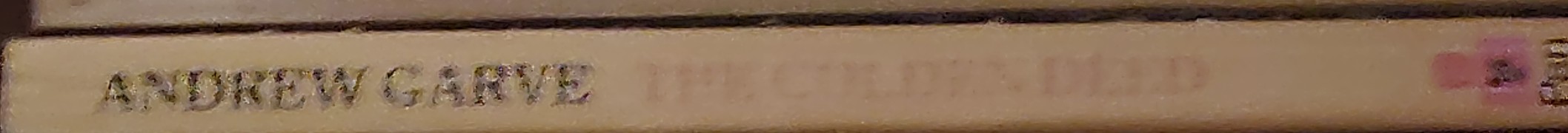 Andrew Garve  THE GOLDEN DEED spine of book image