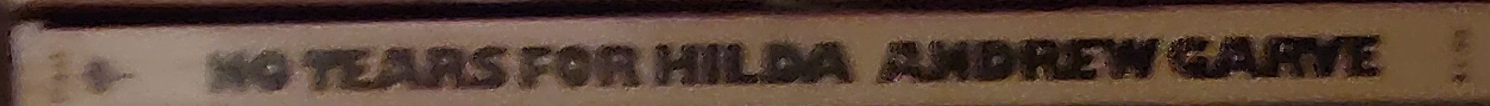 Andrew Garve  NO TEARS FOR HILDA spine of book image