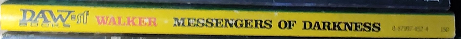 Hugh Walker  MESSENGERS OF DARKNESS. Magira 3 spine of book image