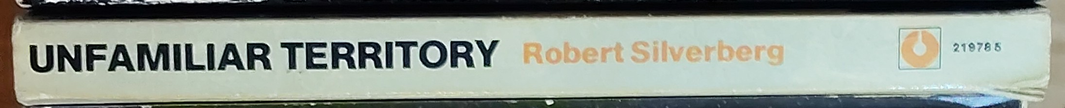 Robert Silverberg  UNFAMILIAR TERRITORY spine of book image