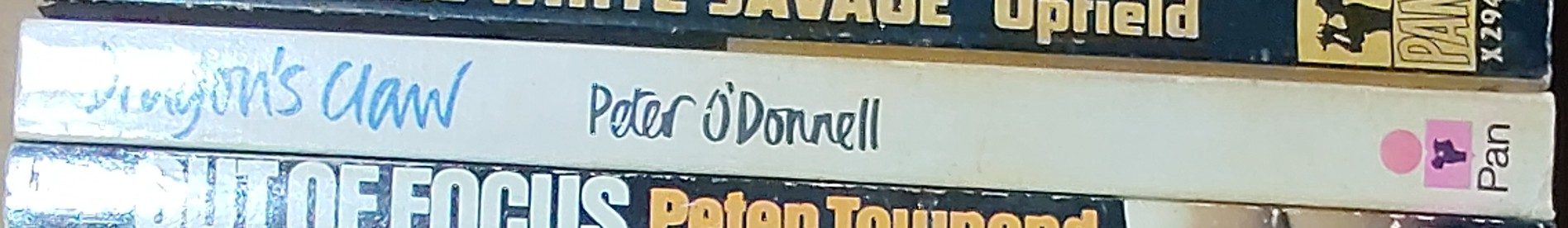 Peter O'Donnell  DRAGON'S CLAW spine of book image