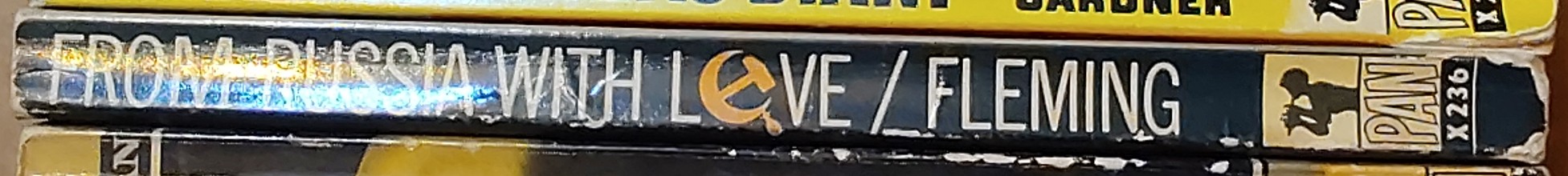 Ian Fleming  FROM RUSSIA WITH LOVE (Film tie-in) spine of book image