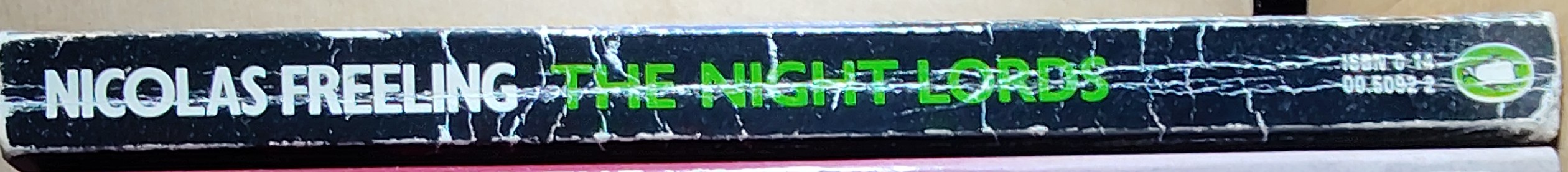 Nicolas Freeling  THE NIGHT LORDS spine of book image