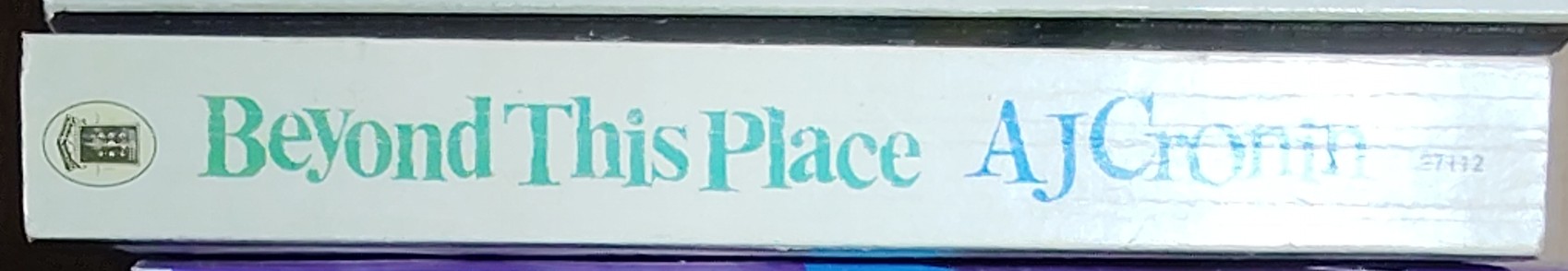 A.J. Cronin  BEYOND THIS PLACE spine of book image
