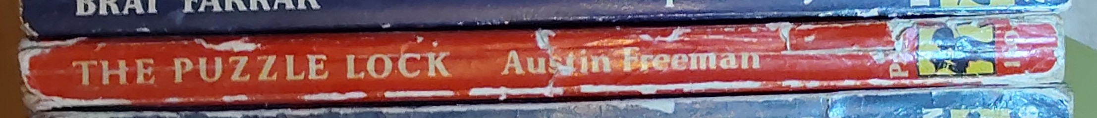 R.Austin Freeman  THE PUZZLE LOCK spine of book image