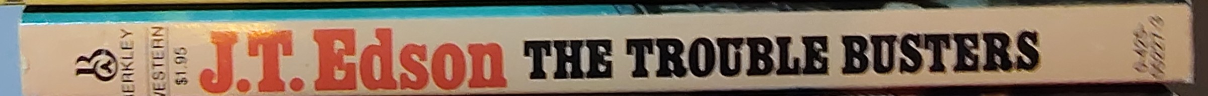 J.T. Edson  THE TROUBLE BUSTERS spine of book image