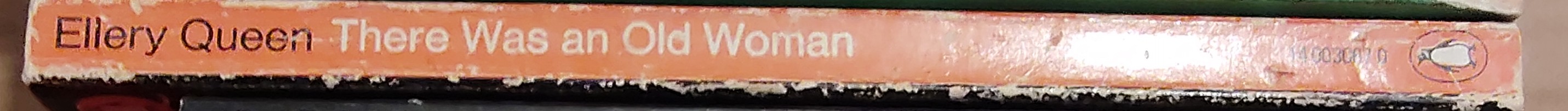 Ellery Queen  THERE WAS AN OLD WOMAN spine of book image
