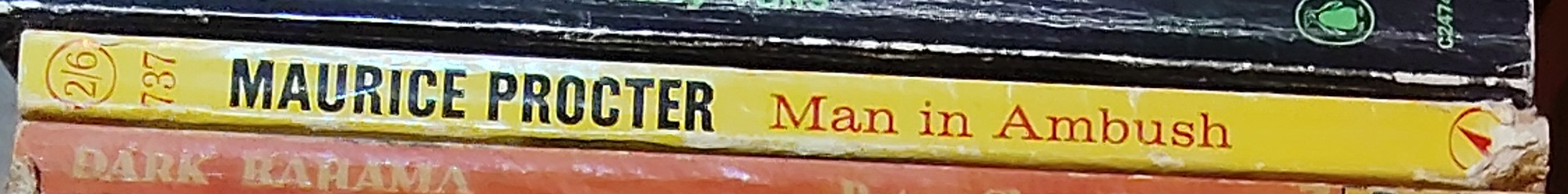 Maurice Procter  MAN IN AMBUSH spine of book image