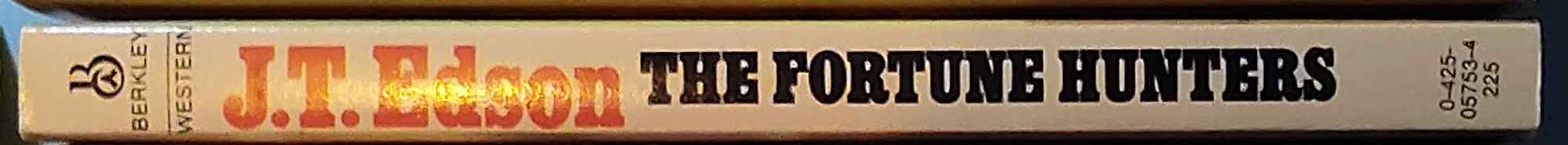 J.T. Edson  THE FORTUNE HUNTERS spine of book image