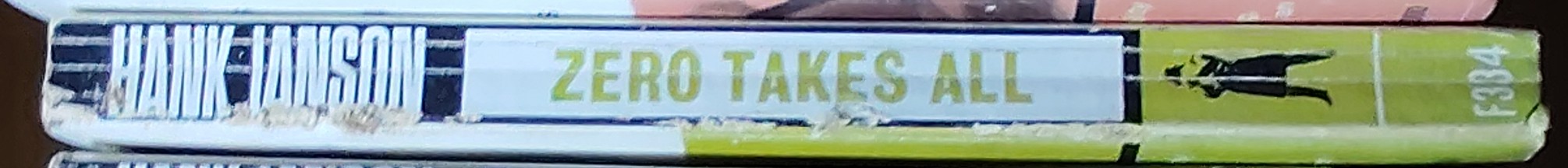 Hank Janson  ZERO TAKES ALL spine of book image