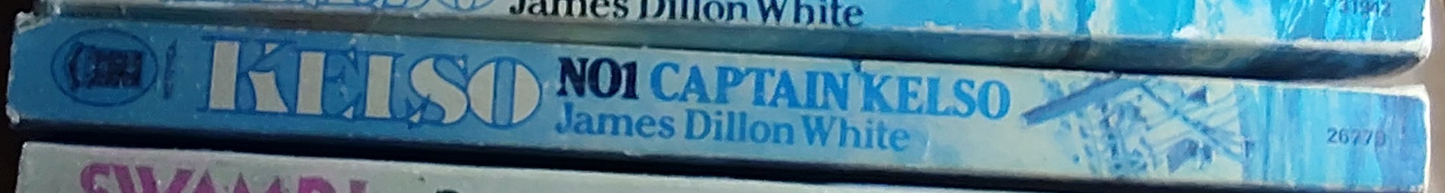 James Dillon White  KELSO #1: CAPTAIN KELSO spine of book image