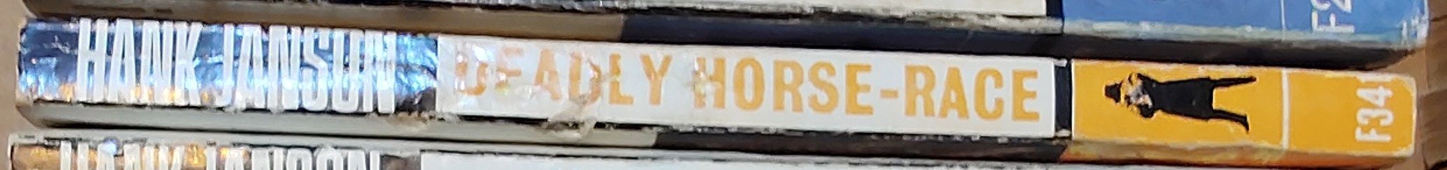 Hank Janson  DEADLY HORSE-RACE spine of book image
