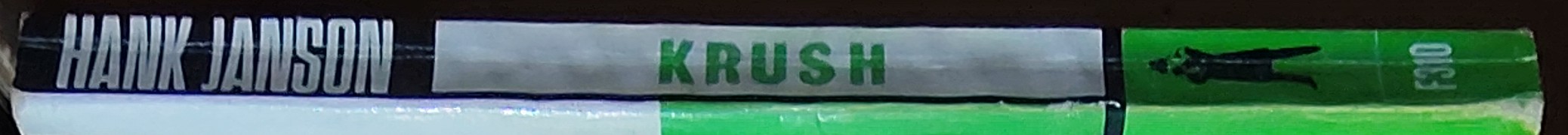 Hank Janson  KRUSH spine of book image