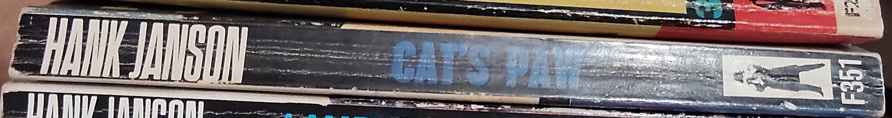 Hank Janson  CAT'S PAW spine of book image