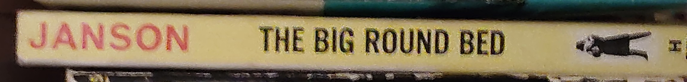 Hank Janson  THE BIG ROUND BED spine of book image