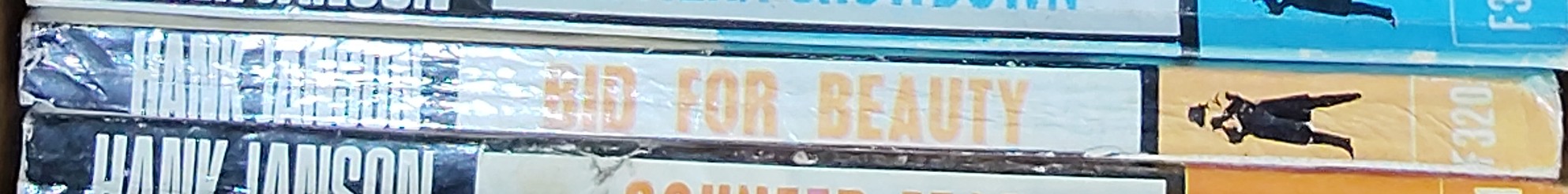 Hank Janson  BID FOR BEAUTY spine of book image