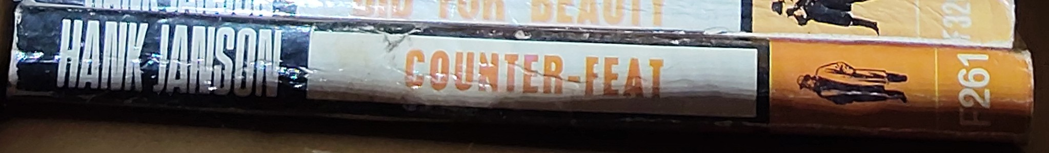 Hank Janson  COUNTER-FEIT spine of book image