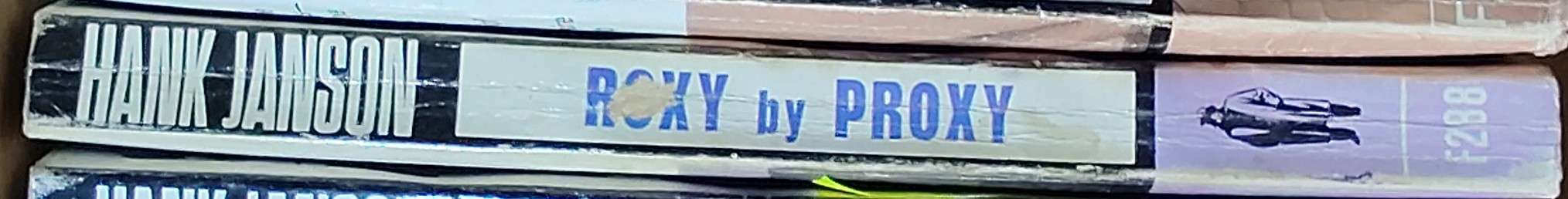 Hank Janson  ROXY BY PROXY spine of book image
