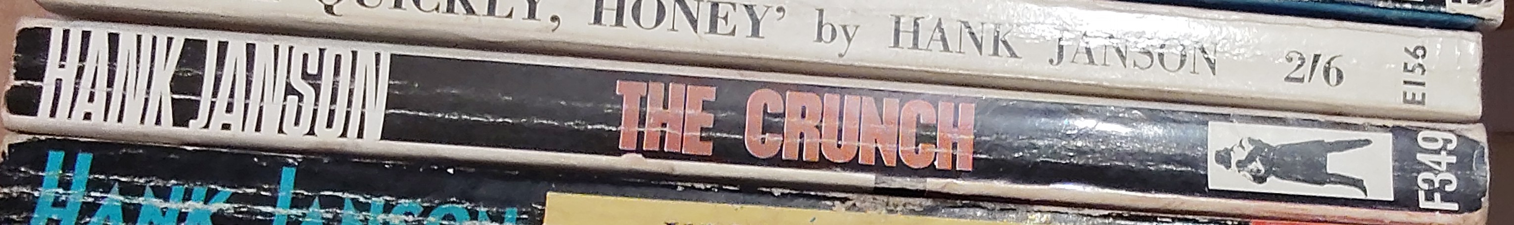 Hank Janson  THE CRUNCH spine of book image