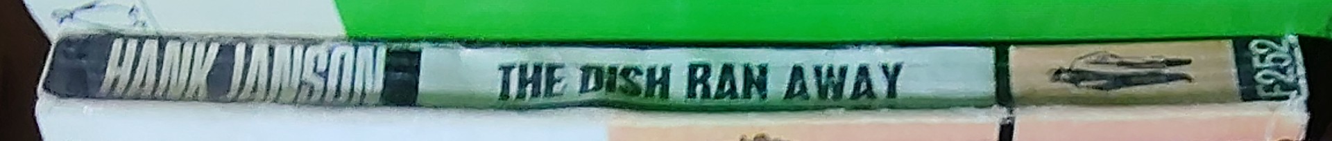 Hank Janson  THE DISH RAN AWAY spine of book image