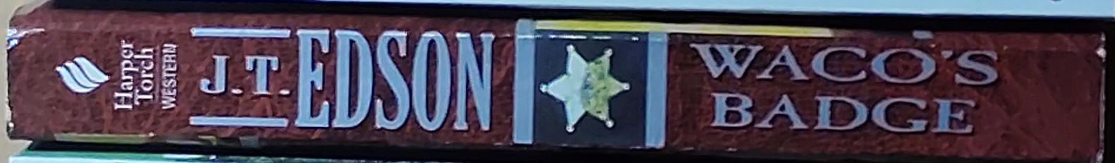 J.T. Edson  WACO'S BADGE spine of book image