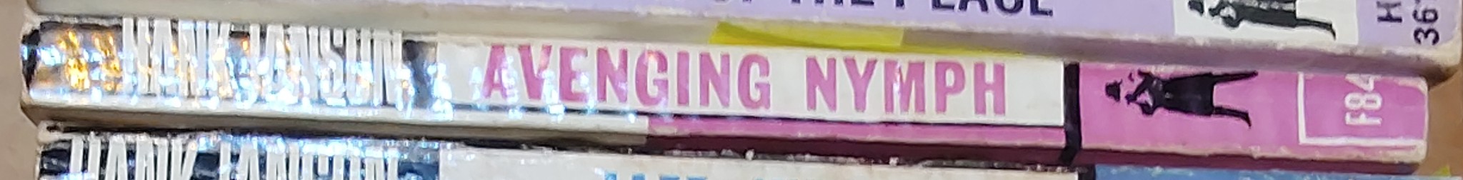 Hank Janson  AVENGING NYMPH spine of book image