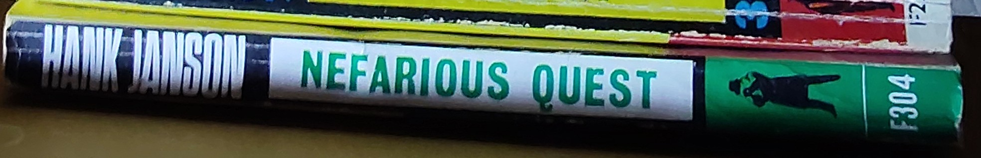 Hank Janson  NEFARIOUS QUEST spine of book image