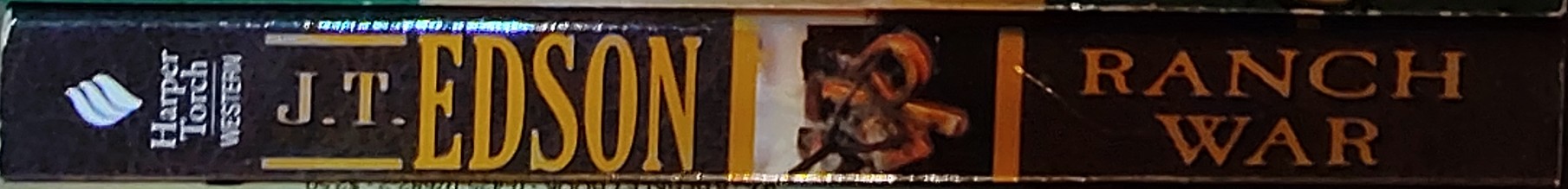 J.T. Edson  RANCH WAR spine of book image