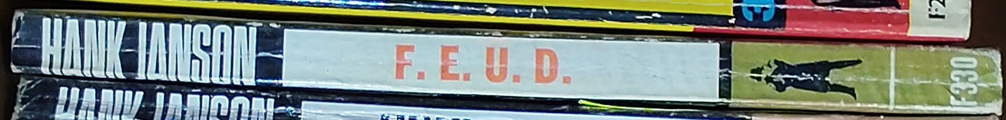 Hank Janson  F.E.U.D. [FEUD] spine of book image