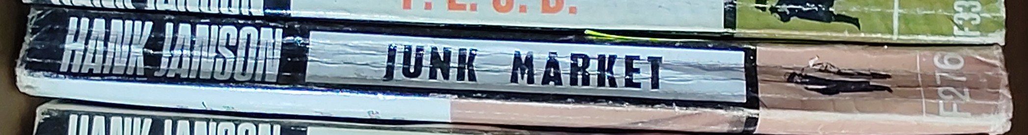 Hank Janson  JUNK MARKET spine of book image