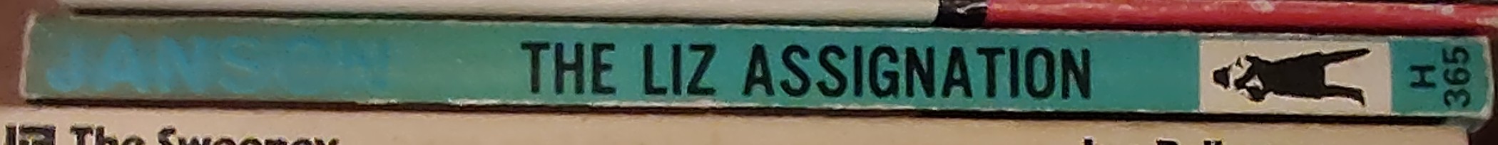 Hank Janson  THE LIZ ASSIGNATION spine of book image