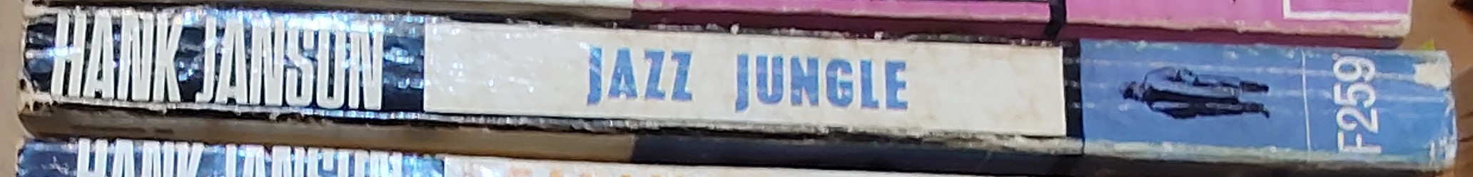 Hank Janson  JAZZ JUNGLE spine of book image