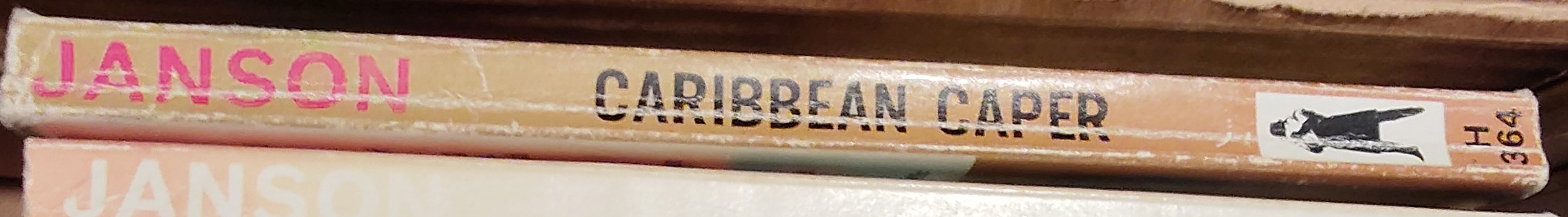 Hank Janson  CARIBBEAN CAPER spine of book image