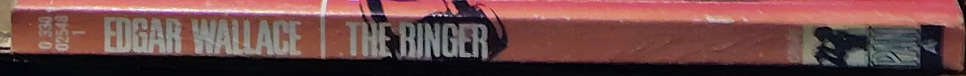 Edgar Wallace  THE RINGER spine of book image