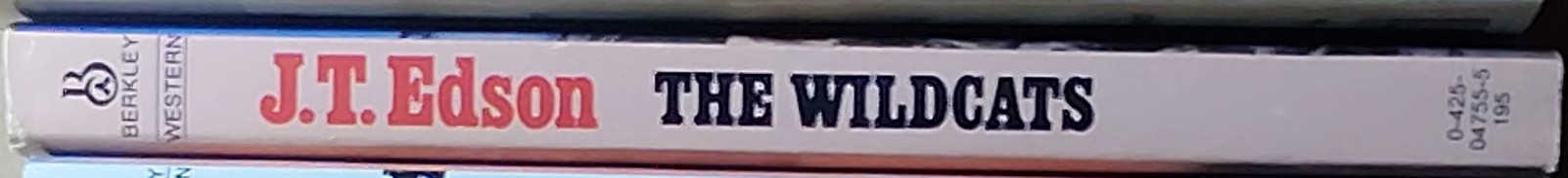 J.T. Edson  THE WILDCATS spine of book image