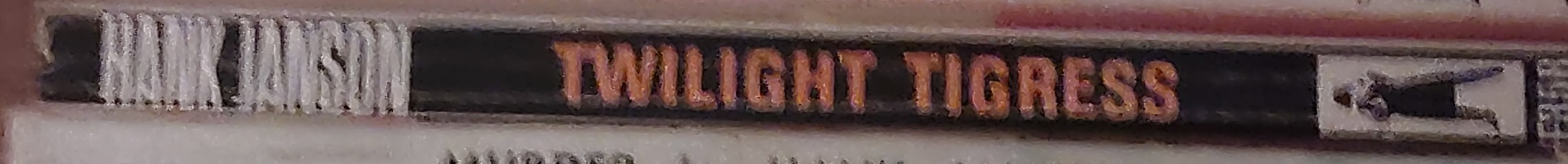 Hank Janson  TWILIGHT TIGRESS spine of book image