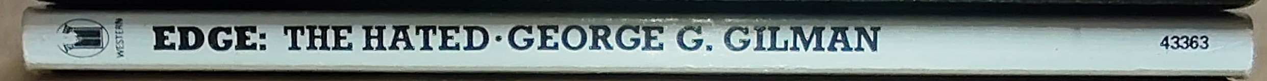 George G. Gilman  EDGE 33: THE HATED spine of book image