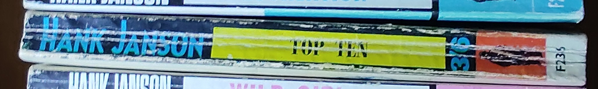 Hank Janson  TOP TEN spine of book image