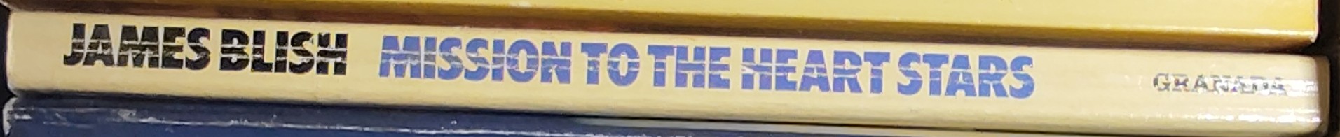 James Blish  MISSION TO THE HEART STARS spine of book image