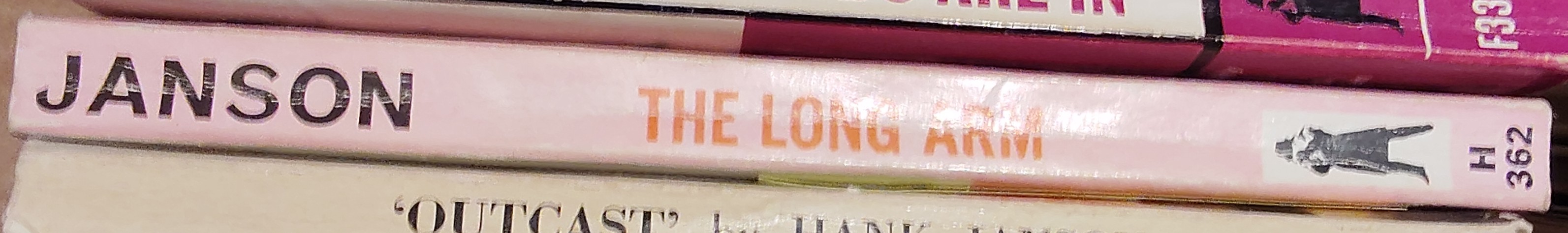 Hank Janson  THE LONG ARM spine of book image