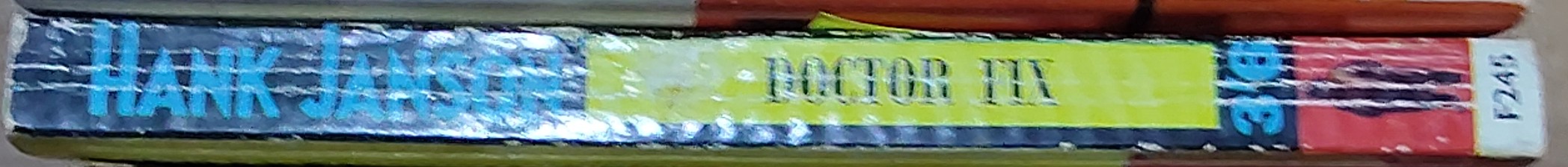 Hank Janson  DOCTOR FIX spine of book image